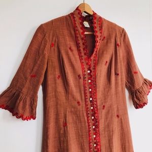 DOSA Dress with Embroidery